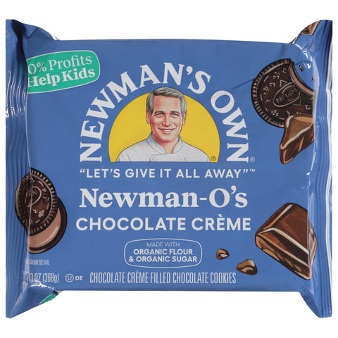 Newman's Own Organics Chocolate Creme Filled Chocolate Cookies - 13 OZ 6 Pack