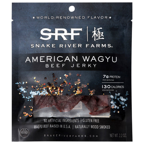 Snake River Farms American Wagyu Beef Jerky 2.2 oz - 8 Pack
