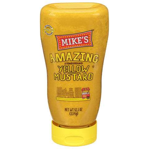 Mike's Amazing Yellow Mustard - 12.5 OZ 12 Pack