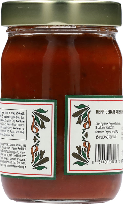 Mi Nina Black Bean Salsa Spicy Organic - 13.5 OZ 6 Pack
