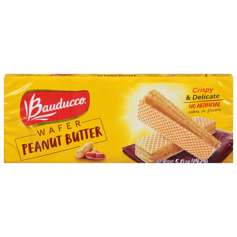 Bauducco Peanut Butter Wafers - 5 Oz 18 Pack