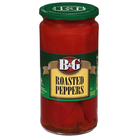 B&G Roasted Peppers 24 fl oz - 12 Pack