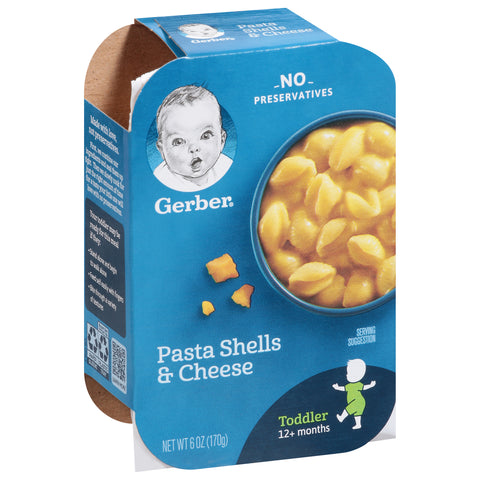Gerber Graduates Lil Meals Pasta Shells Cheese 6 OZ