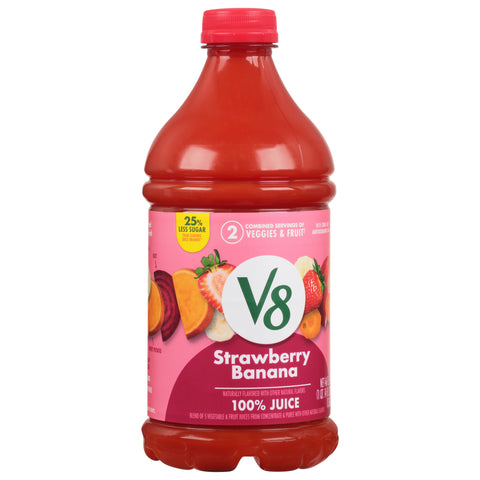 V8 100% Juice Fusion Strawberry Banana 46 FZ