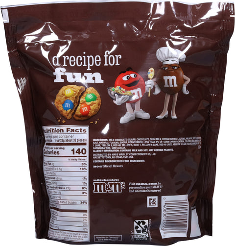 M&M's Milk Chocolate Party Size Chocolate Candies 38.0 oz
