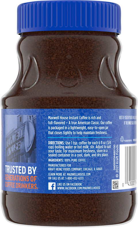 Maxwell House Original Roast Instant Coffee 8 OZ