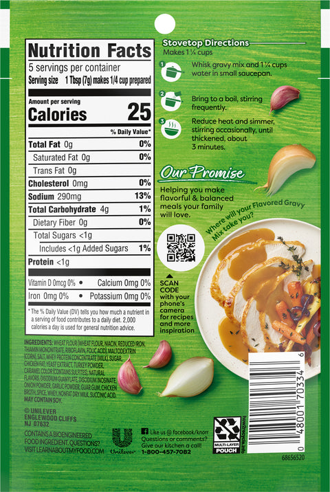 Knorr Roasted Turkey Gravy Mix 1.2 OZ