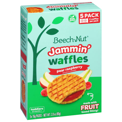 Beech-Nut Toddlers (12 Months+) Jammin' Pear Raspberry Waffles 5