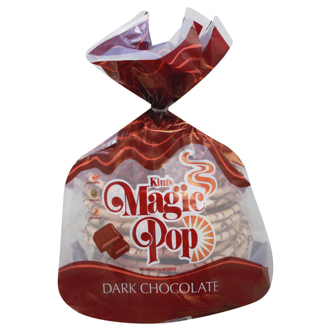 Kim's Dark Chocolate Flavor Magic Pop 4.2 oz - 12 Pack