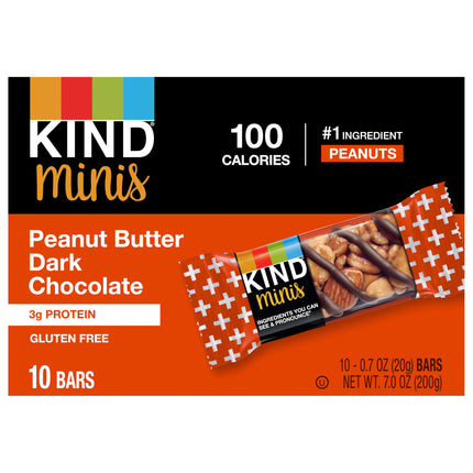 Kind Minis Peanut Butter Dark Chocolate - 7 OZ 8 Pack