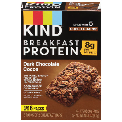 Kind Dark Chocolate Breakfast Protein Bars - 10.58 OZ 5 Pack