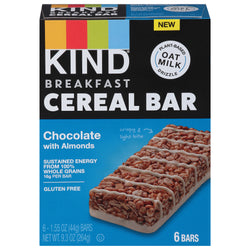 Kinds Dark Chocolate Breakfast Cereal Bar - 9.3 OZ 6 Pack
