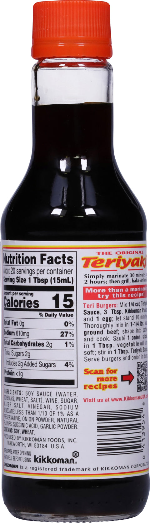 Kikkoman Teriyaki Marinade & Sauce 10 FZ