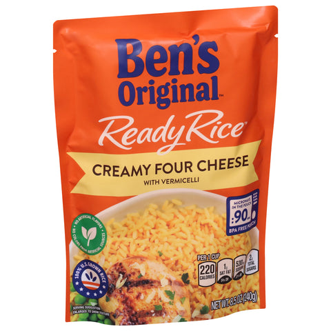 Ben's Original Ready Rice Creamy Four Cheese 8.5 OZ