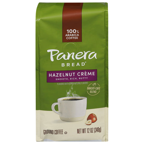 Panera Bread Ground Hazelnut Creme Coffee 12 oz - 6 Pack