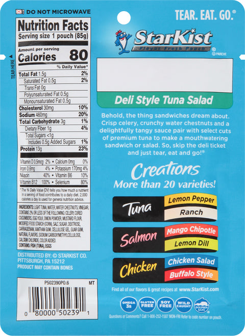 Starkist Tuna Solid Chunk Light 3 OZ