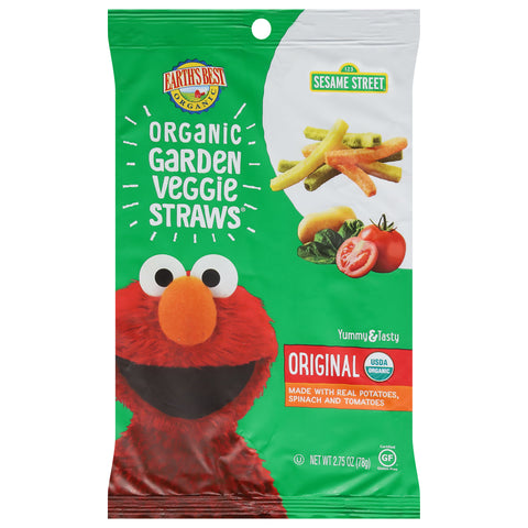 Earth's Best Organic Garden Veggie Straws 2.75 OZ