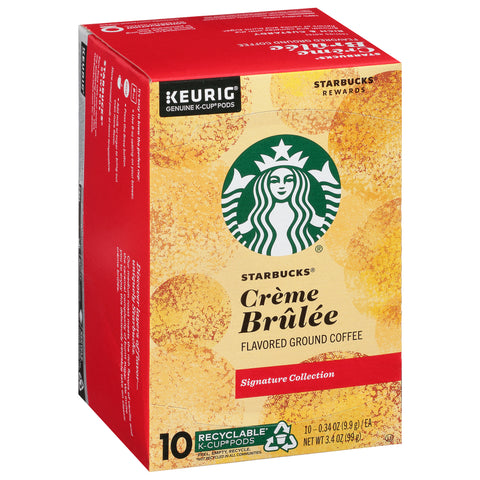 Starbucks K-Cup Creme Brulee 3.4 OZ