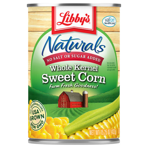 Libby's Whole Kernel Sweet Corn No Salt Added 15.25 OZ