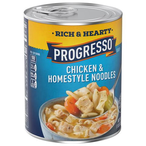 Progresso Rich & Hearty Soup Chicken & Homestyle Noodles 19 OZ
