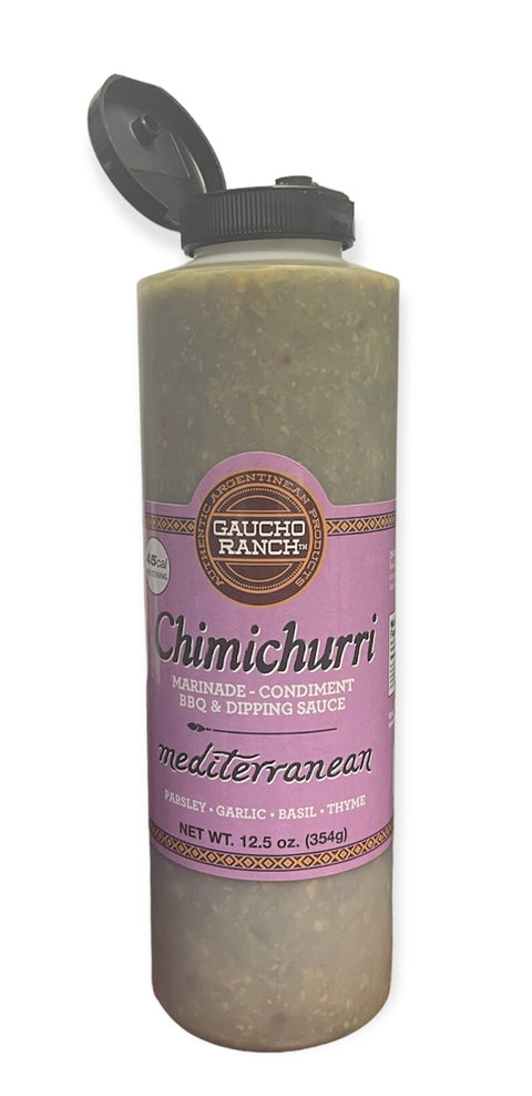 Gaucho Ranch Chimichurri Mediterranean, Squeeze Bottle - 17 OZ 12 Pack