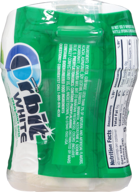 Orbit White Spearmint Gum 40 CT