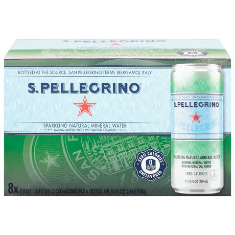 San Pellegrino Sparkling Natural Mineral Water 89.2 FZ
