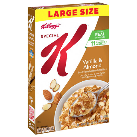 Kellogg's Special K Breakfast Cereal Vanilla and Almond, 16.1 oz