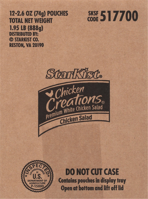 Starkist Chicken Creations Chicken Salad 2.6 OZ