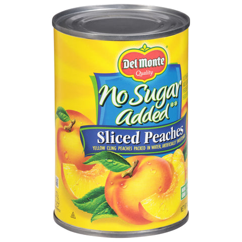 Del Monte Fruit Sliced Peaches No Sugar Added 14.5 OZ