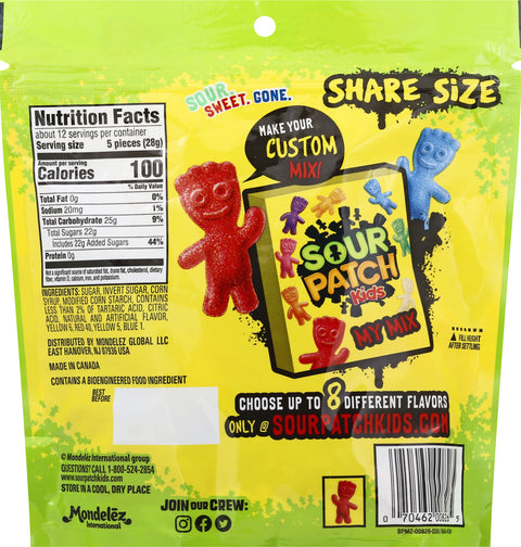 Sour Patch Kids Big Kids Soft & Chey Candy 12 OZ