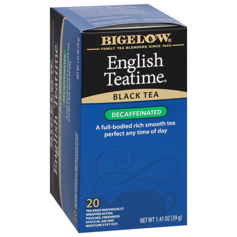 Bigelow English Teatime Decaffeinated Tea 20 CT