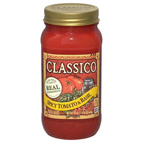 Classico Sauce Pasta Spicy Tomato & Basil 24 OZ