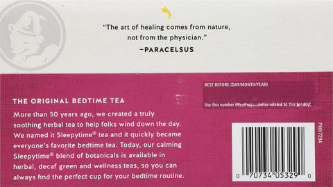 Celestial Seasonings Sleepytime Echinasia Complete Care Herbal Tea 20 CT