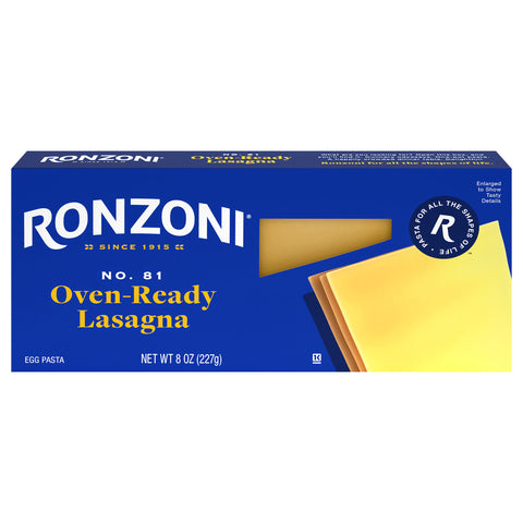 Ronzoni Oven Ready Lasagna 8 OZ