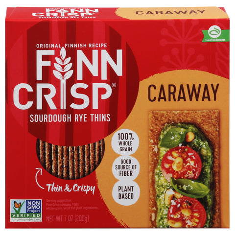 Finn Crisp Caraway Sourdough Rye Thin 7 OZ