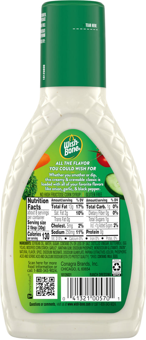 Wish-Bone Ranch Dressing 8 FZ