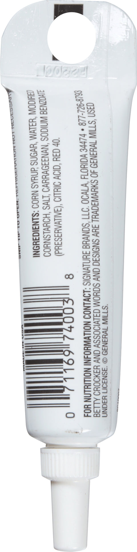 Betty Crocker Icing Gel Red 0.67 OZ