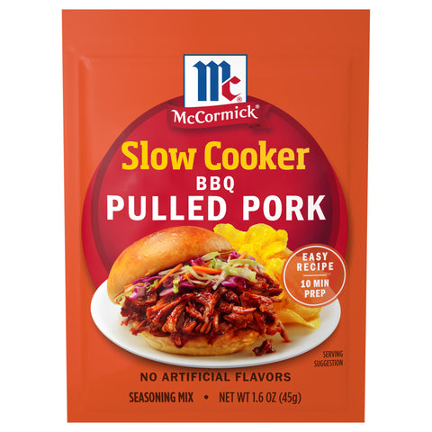 McCormick Slow Cooker Seasoning Pulled Pork - 1.6 OZ 12 Pack