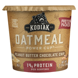 Kodiak Cakes Oatmeal Unleashed Peanut Butter chocolate Chip - 2.12 OZ 12 Pack