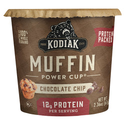 Kodiak Cakes Muffin Power Cup Chocolate Chip - 2.36 OZ 12 Pack