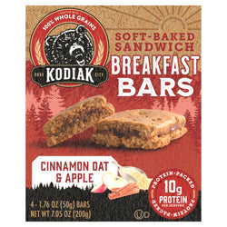 Kodiak Breafast Bars Cinnamon And Apple - 7.05 OZ 12 Pack