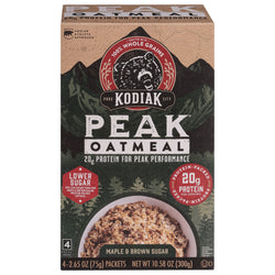 Kodiak Peak Oatmeal Maple And Brown Sugar - 10.58 OZ 6 Pack