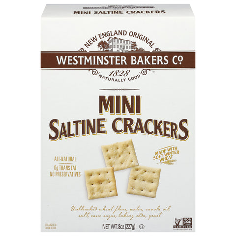 Westminster Bakers Co. Saltine Crackers Mini 8 oz - 12 Pack