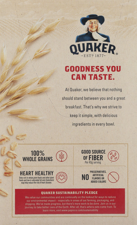 Quaker Oatmeal Instant 9.8 OZ