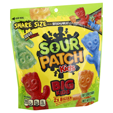 Sour Patch Kids Big Kids Soft & Chey Candy 12 OZ