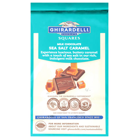 Milk Chocolate Sea Salt Caramel Chocolate Squares 5.3 OZ
