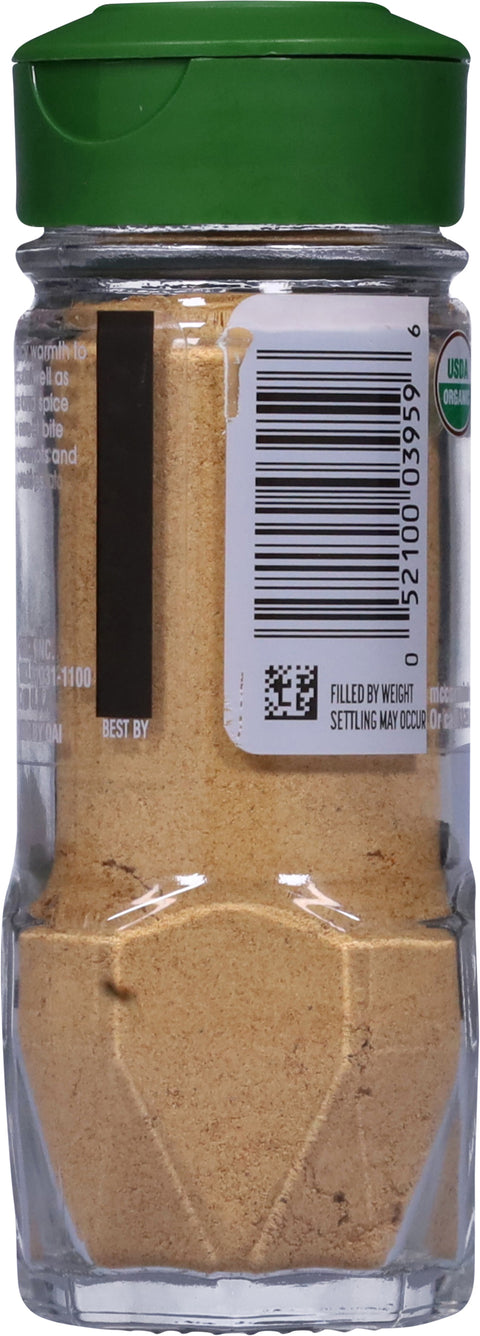 McCormick Gourmet Organic Ground Ginger - 1.25 OZ 3 Pack