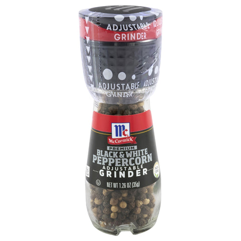 McCormick Black & White Peppercorn Grinder - 1.26 OZ 6 Pack