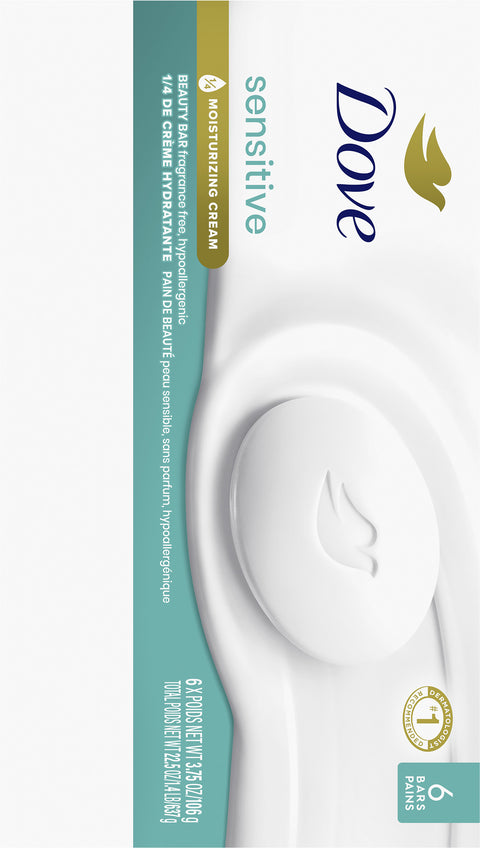 Dove Sensitive Skin Bar Soap 22.5 OZ